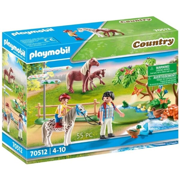 Playmobil Country Adventure Pony Ride 55pc 70512
