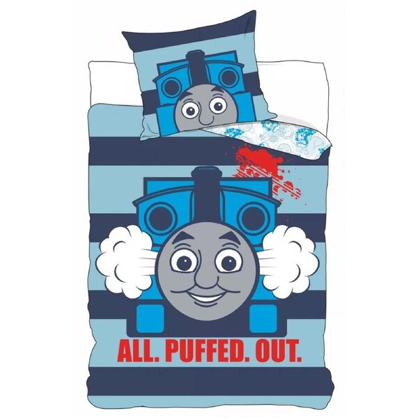 Thomas and Friends All Puffed Out Quilt Cover Set - Single Bed Size