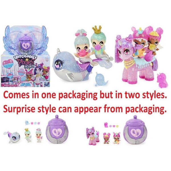 Hatchimals Pixies Riders Shimmer Babies Pixie Twins Ages 5+ Toy Baby Horse Pony