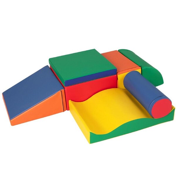 Costway Large Soft Foam Blocks Climb Crawl Playset Indoor Activity Play Toys Gift