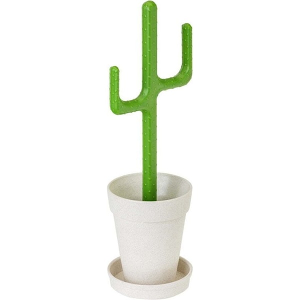 Vigar Cactus Bathroom Toilet Cleaner / Cleaning Brush w/ Holder Pot Style