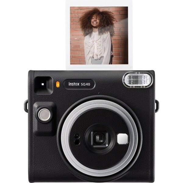 FujiFilm Instax Square SQ40- Black Instant Camera