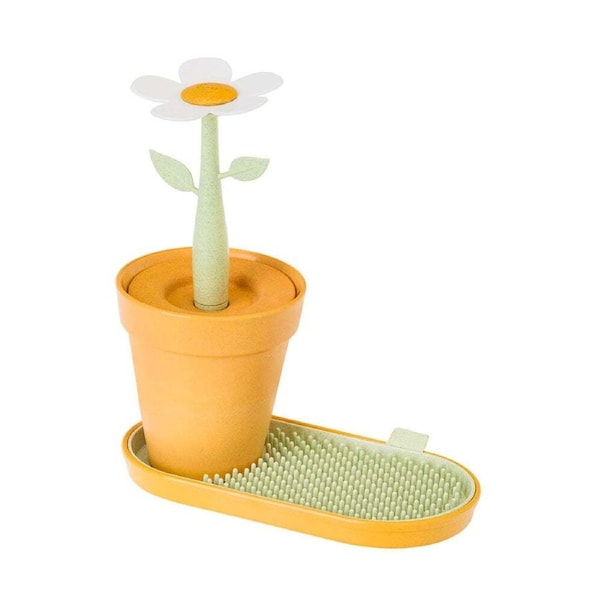 3pc Vigar Florganic Storage Pot/Daisy Pen/Tray Office/School Stationery Set