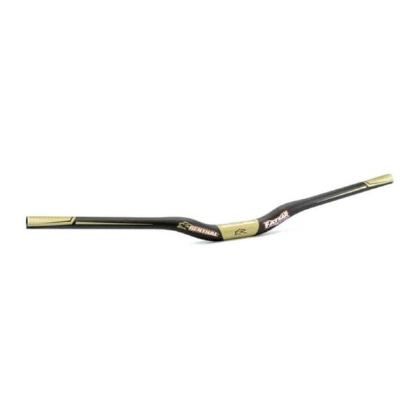 Renthal FatBars DH Carbon Bars - Black - Gold - 31.8mm - 30mm Rise - 800mm