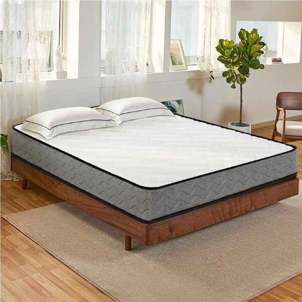 Advwin Double Mattress 20CM Memory Foam Bed 7-Zone Quilted Pillow Top Pocket Spring Medium Firm