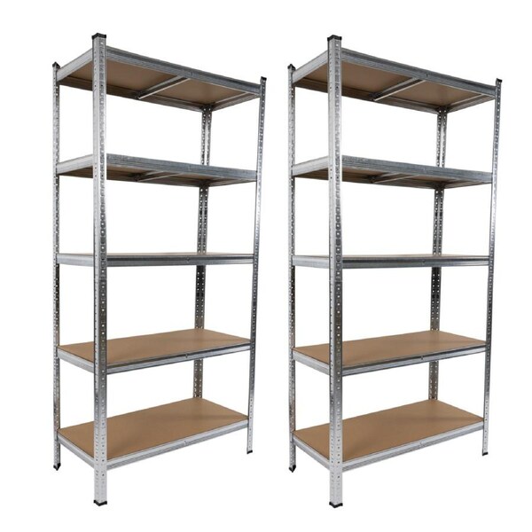 2 x 1.8M Garage Shelving Warehouse Rack Storage Shelves Pallet Racking