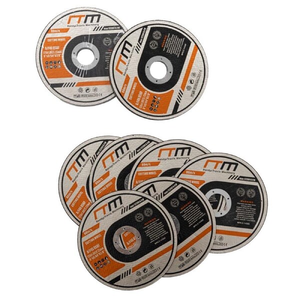 100 x Cutting Discs 125mm 5" Angle Grinder Disc Metal Cut Off Wheel Thin