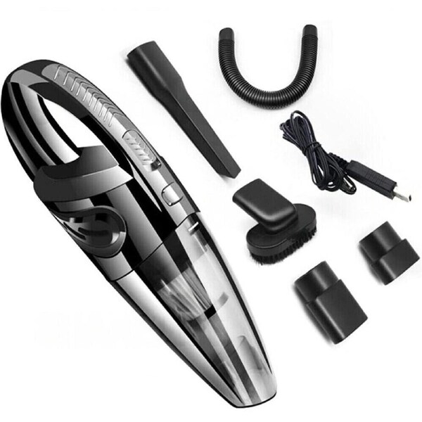 Car Vacuum Cleaner Handheld 12V 120W Cordless Rechargeable Portable Home