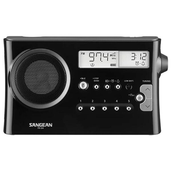 Sangean PR-D4 FM/AM Portable Radio - Black