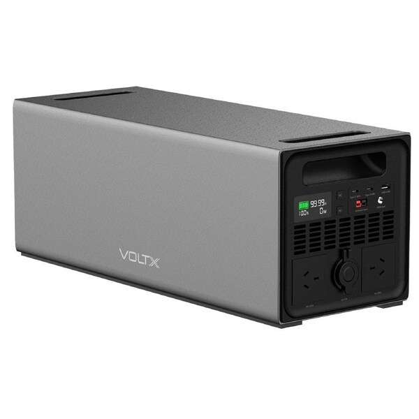 VoltX M2000 2000W Portable Power Station 1536Wh LiFePO4 Solar Generator with 2x AC Outlets for Camping & Emergency Backup