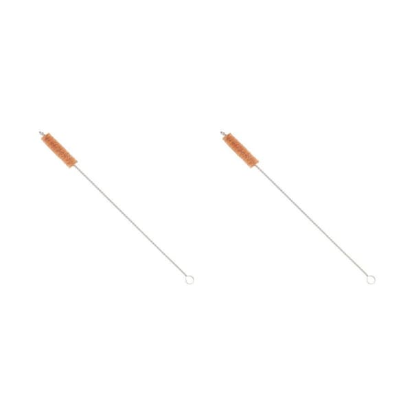 2x Eco Basics 23cm Long Coconut Fibre Brush Drinking Straw/Tube Reusable Cleaner