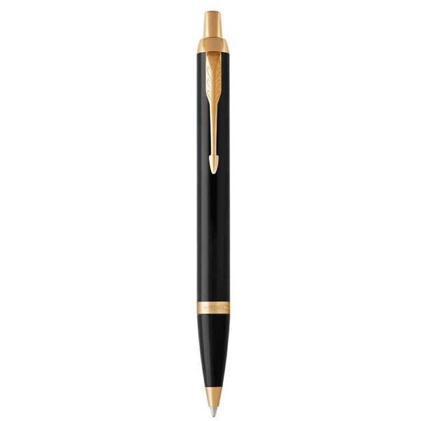 Parker IM Laque Black Gold Trim Ballpoint 1931666