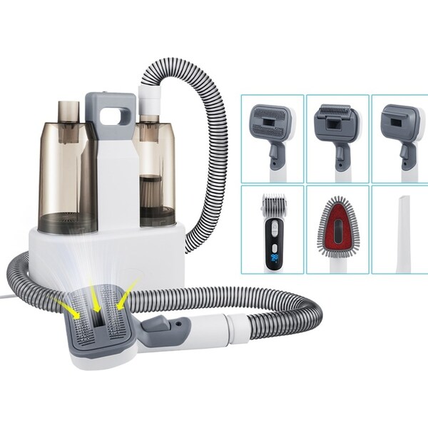 ACA Dog Cat Pet Hair Dryer Blower Grooming Vacuum Cleaner Clipper Brush Trimmer Set