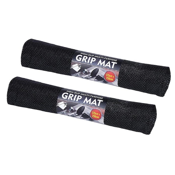 2x 120x200cm Non-Slip Grip Mat Home/Kitchen Underlay Carpet/Drawer/Cabinet Liner