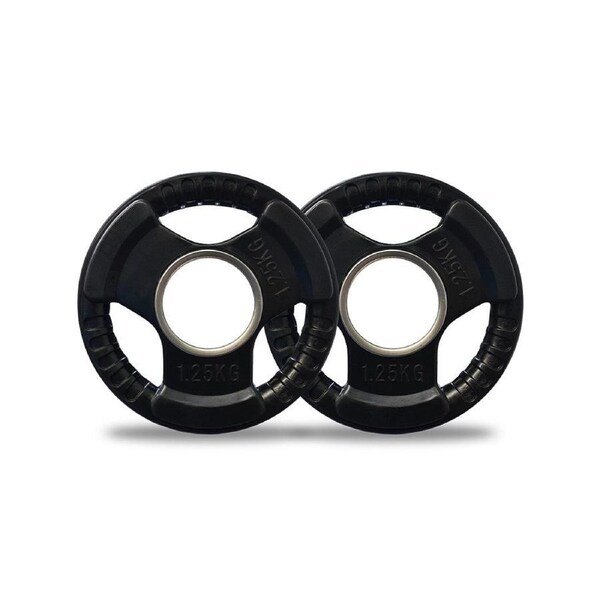 1.25kg Olympic Rubber Weight Plates Pair