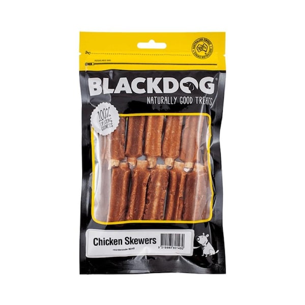 Blackdog Dog Treats Chicken Skewers 10 pack