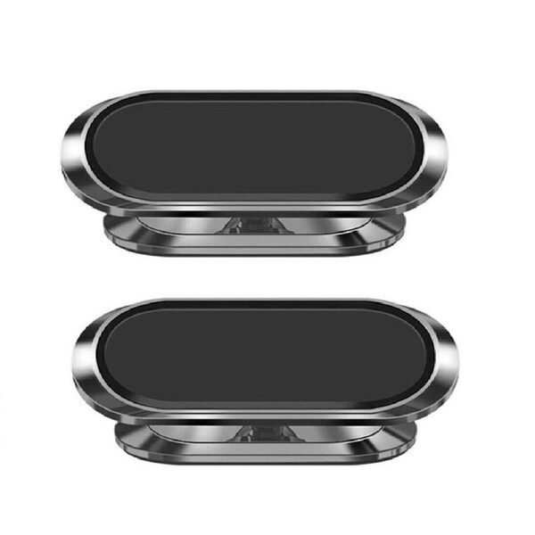 2x Universal Magnetic Car Phone Holder Dashboard Mount Stand iPhoneSamsung Black