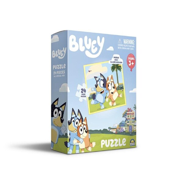 24pc Crown Bluey Kids/Children's Boxed Jigsaw Puzzle Set Assorted 26x23cm 3yrs+