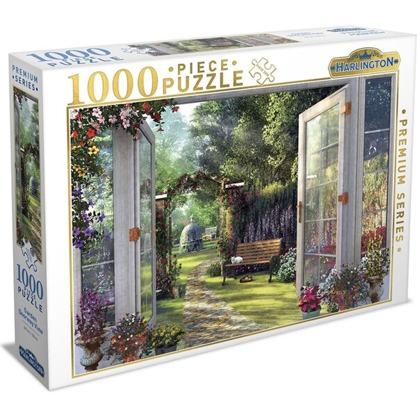 1000pc Harlington Family/Childrens Jigsaw Puzzle Garden Doorway View 8y+ 69x50cm