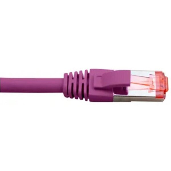 Hypertec 3m RJ45-RJ45 Cat6A 4 Pair LSZH Unshielded Patch Lead Purple