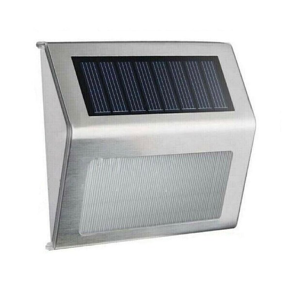 Outdoor Solar LED Deck Garden Stair Step Fence Lights Wall Pathway Fence Lights