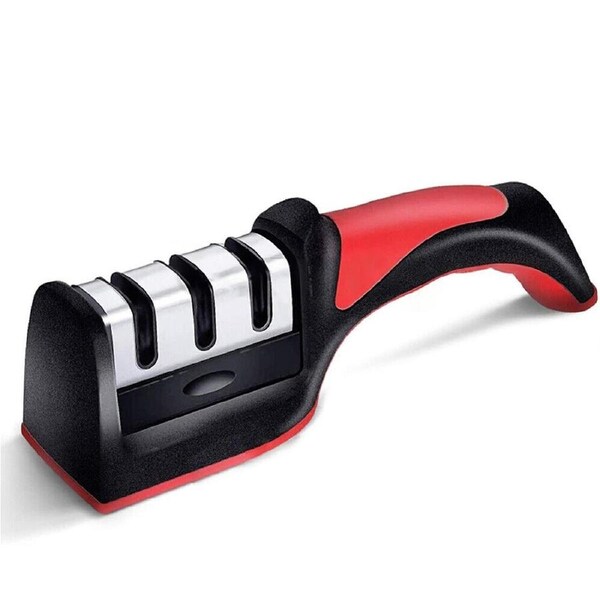 Knife Sharpener Kitchen Diamond Sharp Knives Scissor Sharpening Tool - 3 Stage