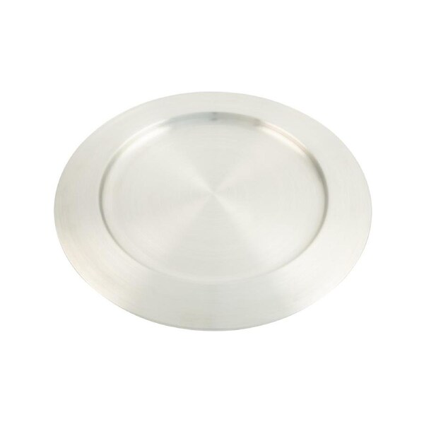 Charger Plate Silver Stainless Steel 33cm