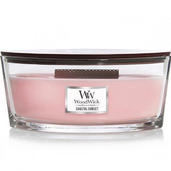 Woodwick Coastal Sunset Candle Crackles As It Burns Ellipse Hearthwick