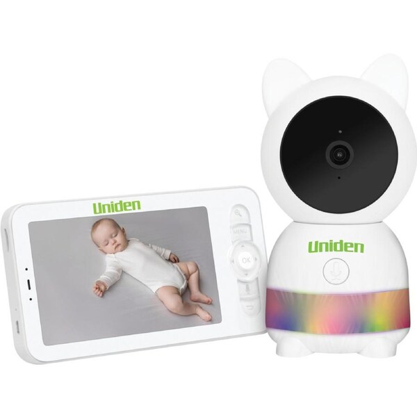 Uniden BW6181R -Super HD 5” Smart Baby Camera / Monitor with Smartphone Access and Customisable Animated Night Light