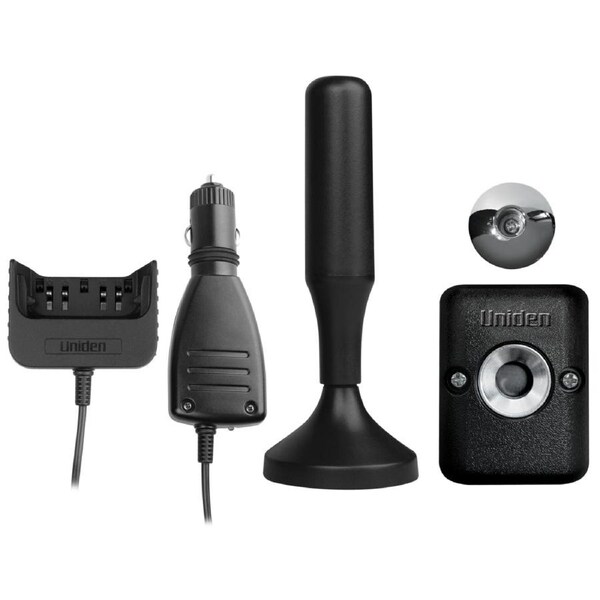 Uniden ACCX50 - UHF Accessory Car Kit – Charger, Magnetic Bracket & Antenna for XTRAK Series