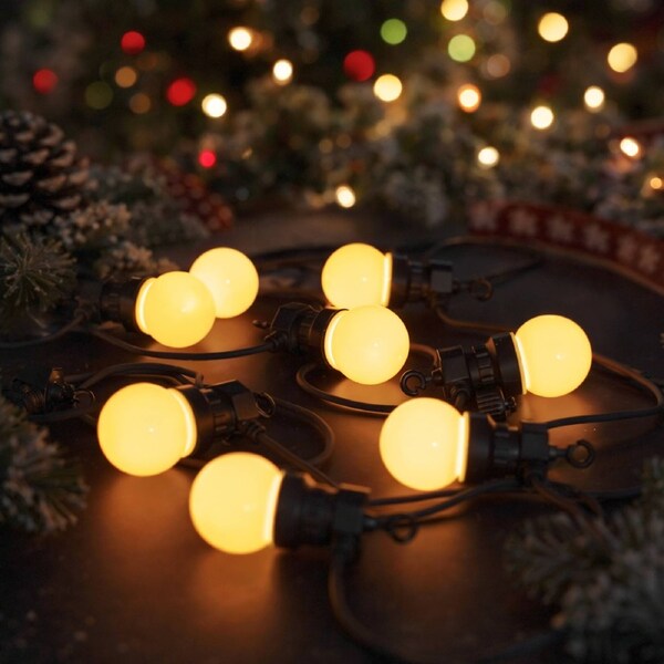 10 Opal Festoon RGB LED Connectable Light