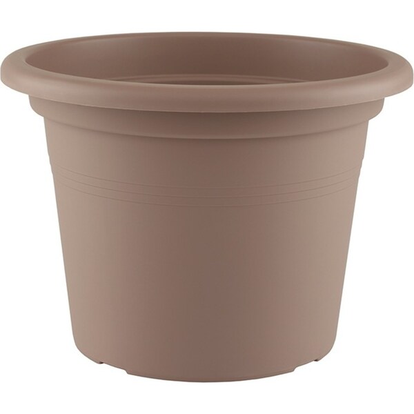Artevasi Cilindro Plastic Indoor/Outdoor Garden Plant Pot 40x27.5cm Taupe