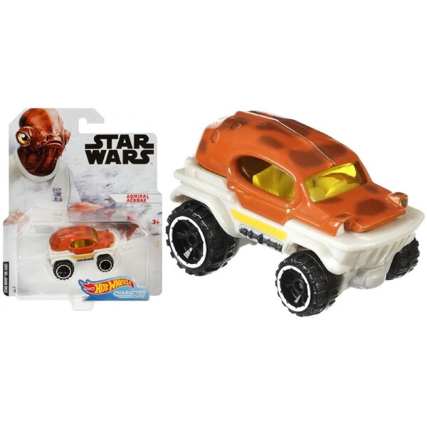 Hot Wheels Star Wars Car Solo Movie Last Jedi Admiral Ackbar themed fun car
