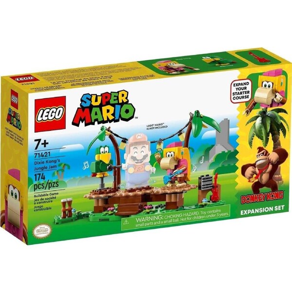 LEGO 71421 Dixie Kong's Jungle Jam Expansion Set - Super Mario