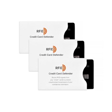 3 Pcs RFID Blocking Card Sleeves | Woolworths 3 Pcs RFID Blocking Card Sleeves | Woolworths