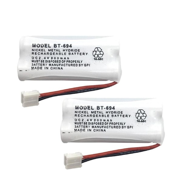 2x Replacement Battery for UNIDEN BT694 BT694S BT694n BT694m BT 694 Cordless Phone