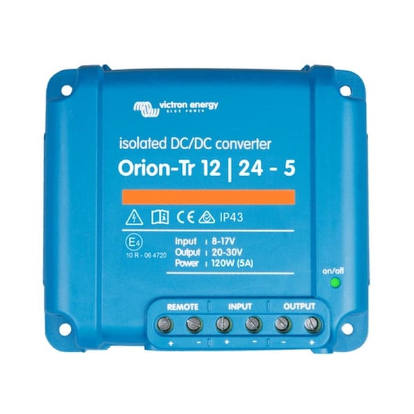 Victron 12V to 24V Orion-Tr 12/24-5A Isolated DC-DC Converter