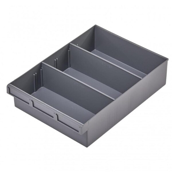Fischer Plastics Spare Parts Tray 300W x 100H x 400D mm Grey