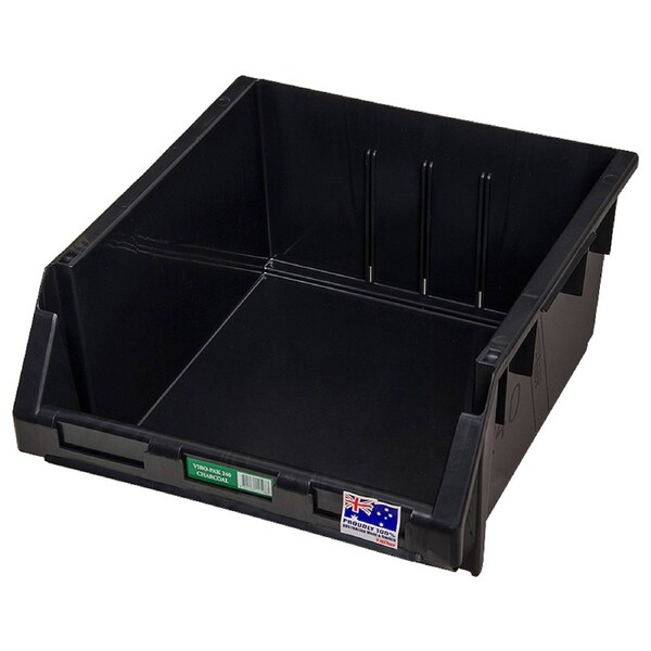 Fischer Plastics Viro-Pak 240 Black Bin and Container 24L
