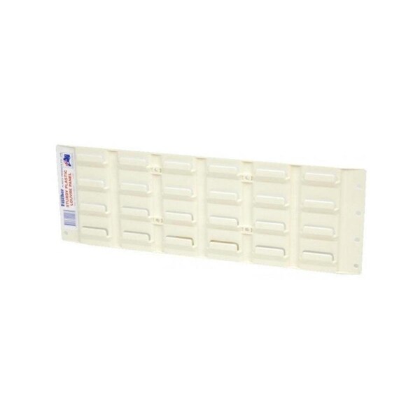 Fischer Plastics Louvre Panel 460L x 153H mm - Cream
