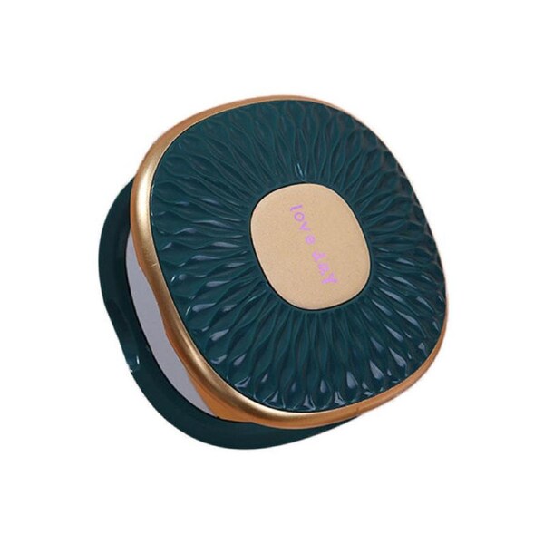 Nevenka Double Sided Magnification Travel Makeup Mirror-Emeralds