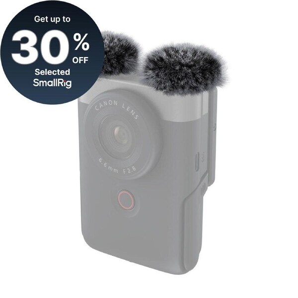 SmallRig Furry Windshield for Canon PowerShot V10 4177