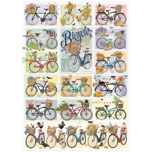 Cobble Hill - Bicycles Puzzle 1000pc