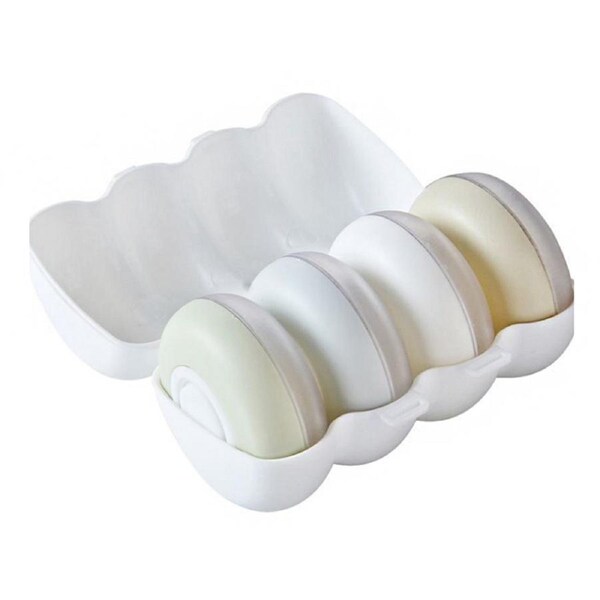 4Pcs Travel Portable Lotion Packing Bottle Pressing Shower Cosmetics Storage Box