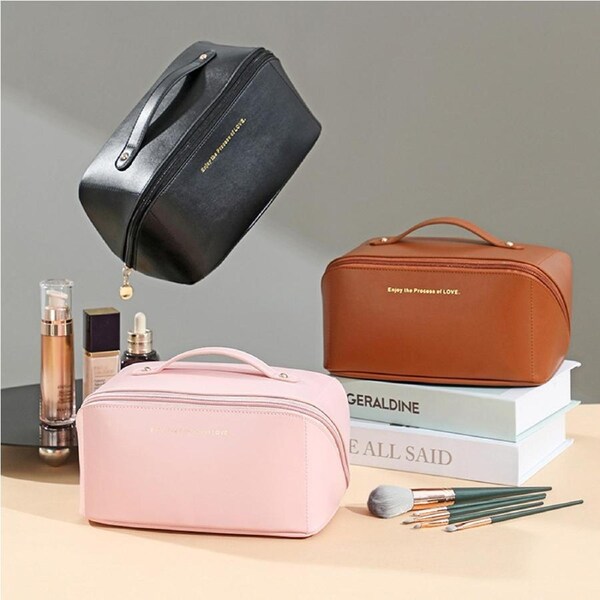 3 Pack Travel Cosmetic Bag Waterproof Makeup Bag Portable Toiletry Bag