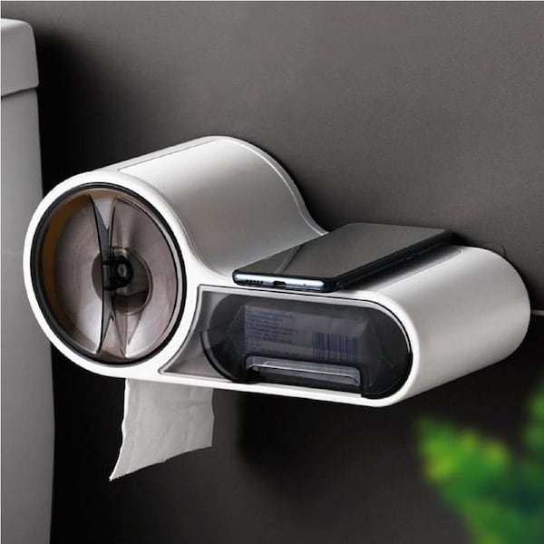 Free Punching Wall Mounted Bathroom Toilet Paper Holder