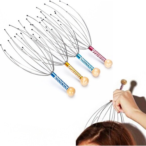 4 pack Body Head Scratcher Relaxation Octopus Scalp Scratcher