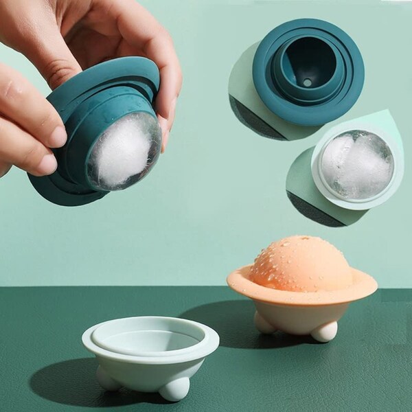 2Pcs Ice Ball Mold Soft Ice Ball Ice Cube Mold for Kitchen Ice Cube Making