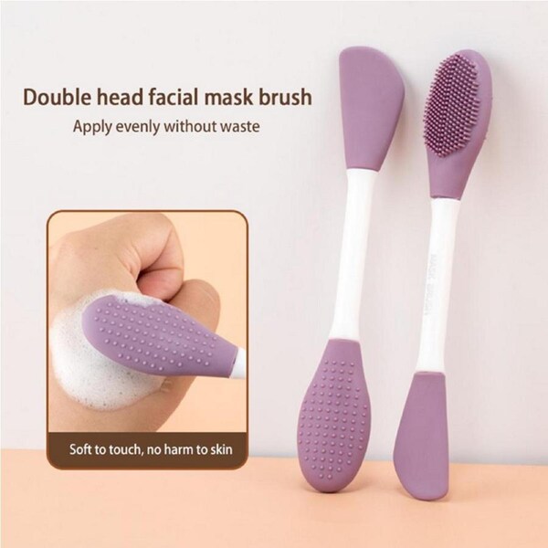 3 Pack Double-headed Mask Brush Cleanser Brush Cleaning Tools
