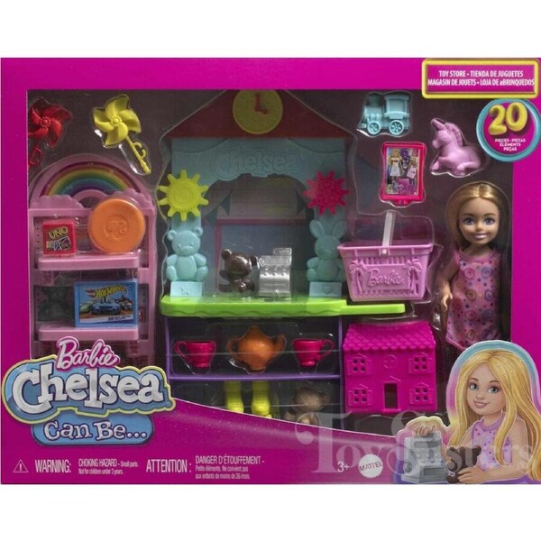 Barbie Chelsea Can Be Toy Store Playset 20 Piece